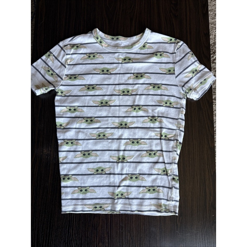 Gap Star Wars Boys Shirt XL 12 Yoda Graphics Short Sleeve